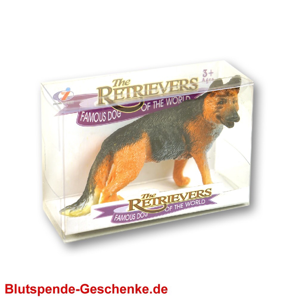 Blutspendegeschenk Hundefigur
