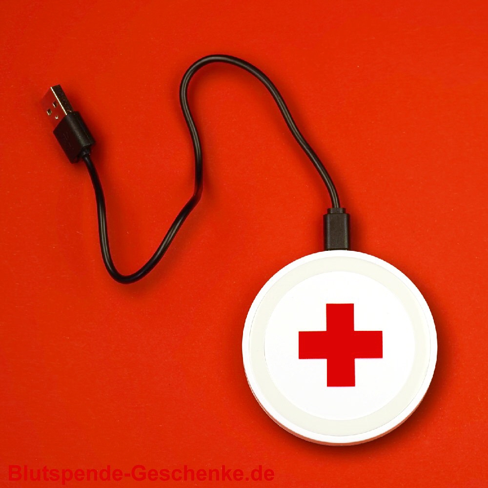 Blutspendegeschenk Ladestation Induktion