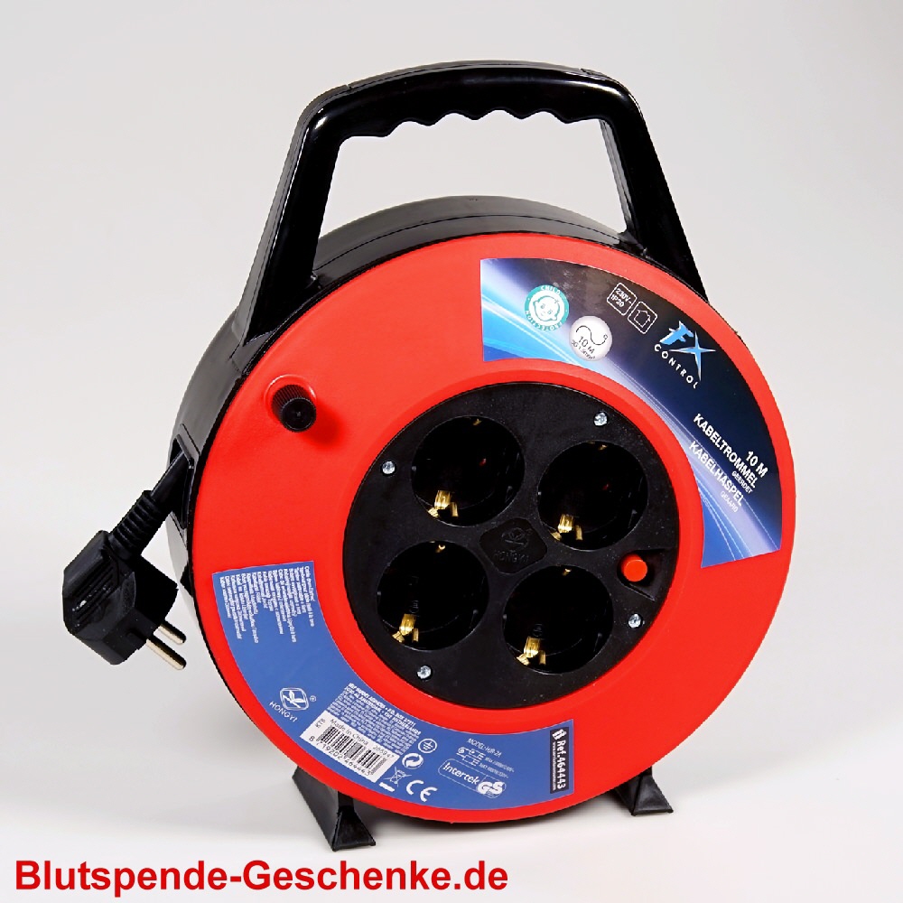 Blutspendegeschenk Kabeltrommel