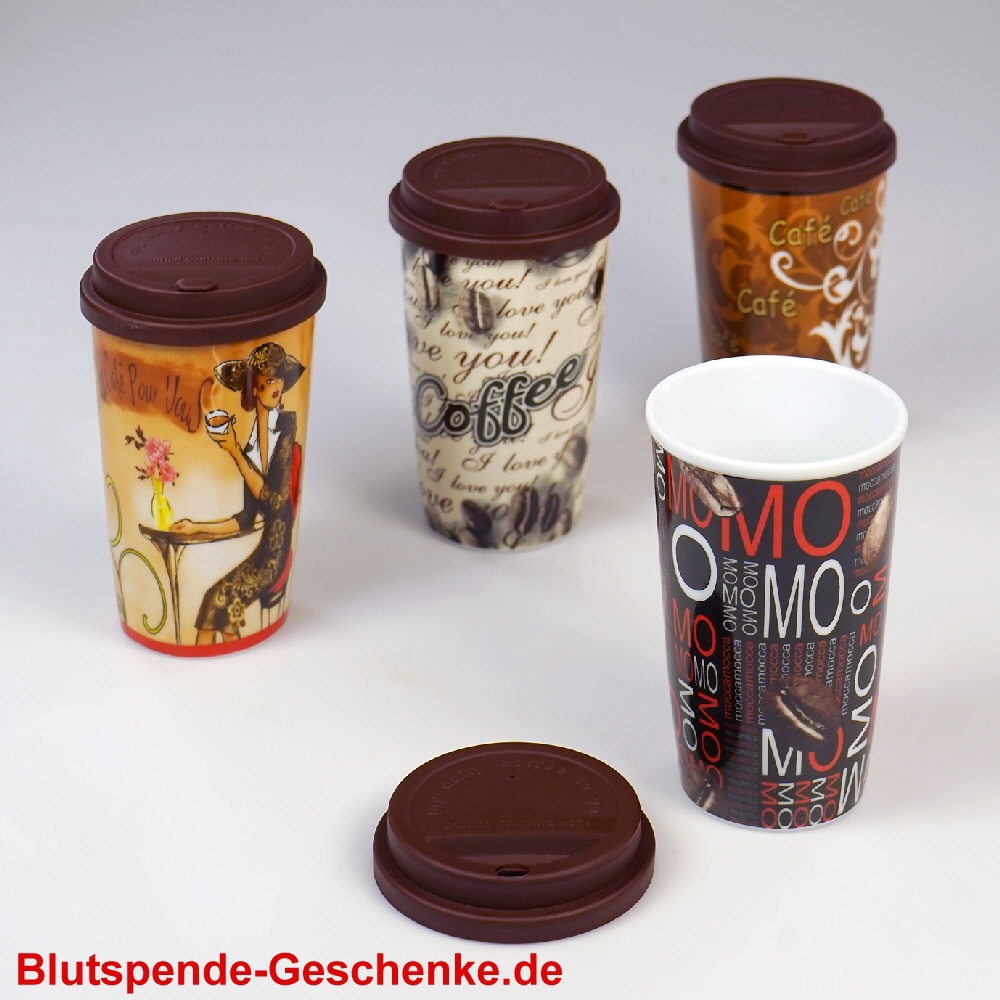 Blutspendegeschenk Kaffeebecher ToGo