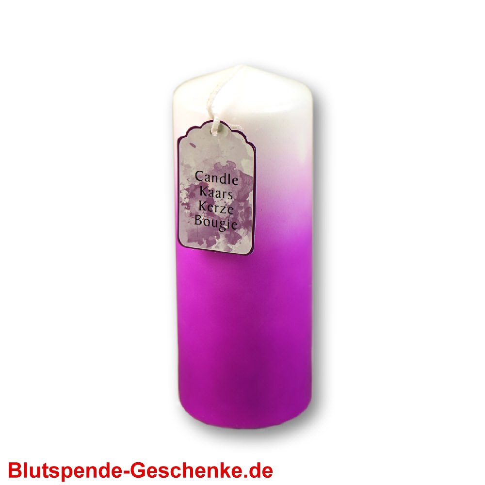 Blutspendegeschenk Kerze