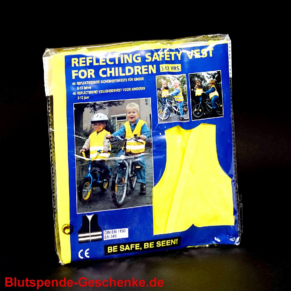 Blutspendegeschenk Warnweste