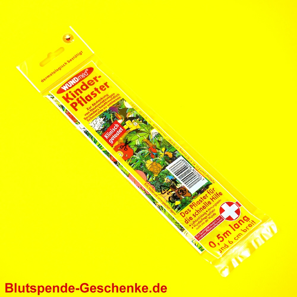 Blutspendegeschenk Wundpflaster f&uuml;r Kinder