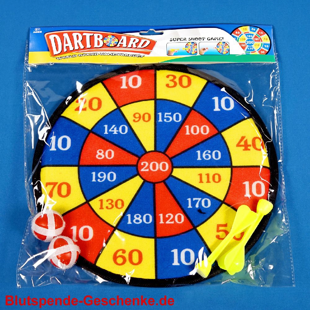 Blutspendegeschenk Klett-Dartspiel