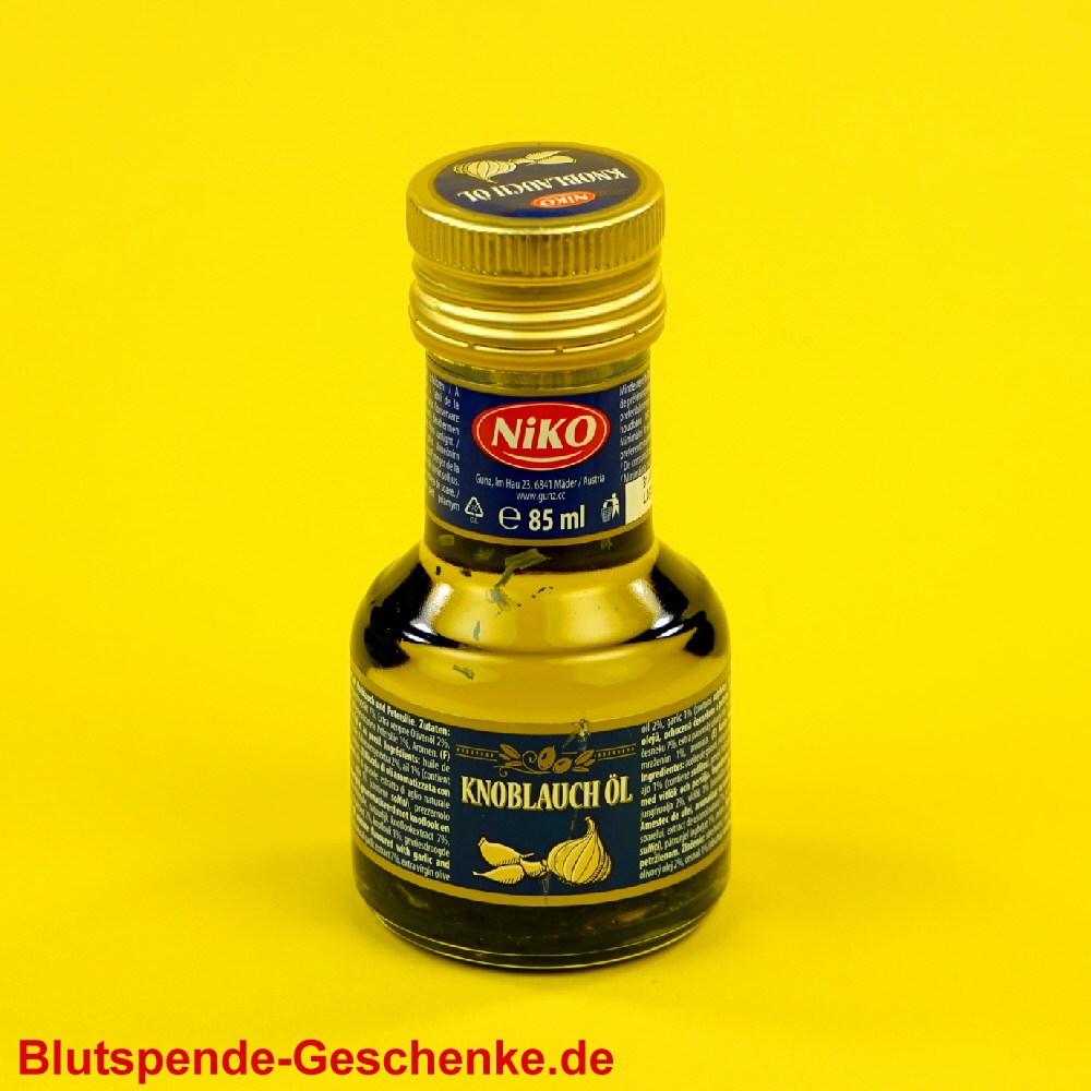 Blutspendegeschenk Knoblauch-&Ouml;l