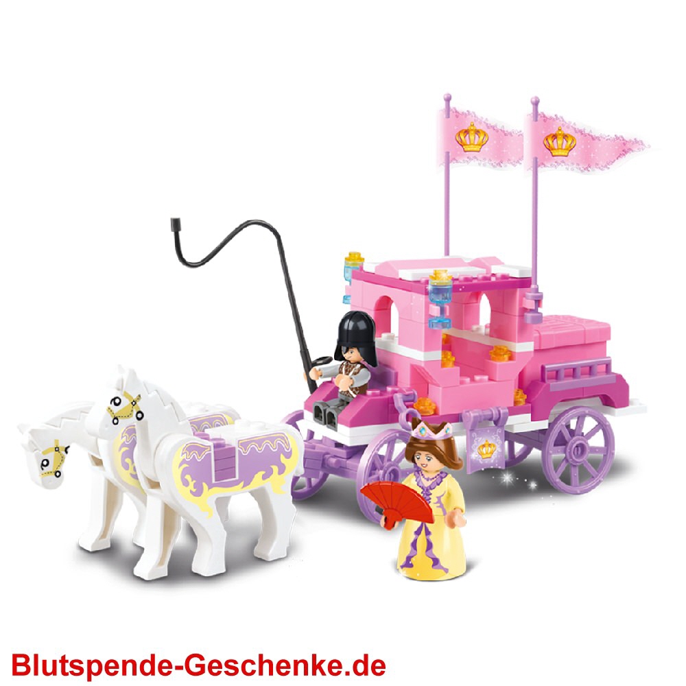 Blutspendegeschenk Steckbau-K&ouml;nigskutsche
