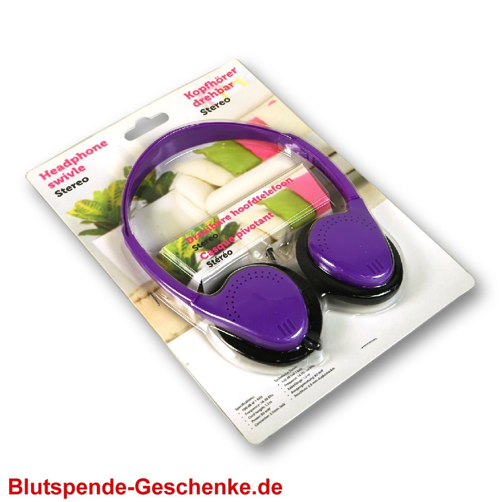 Blutspendegeschenk Kopfh&ouml;rer
