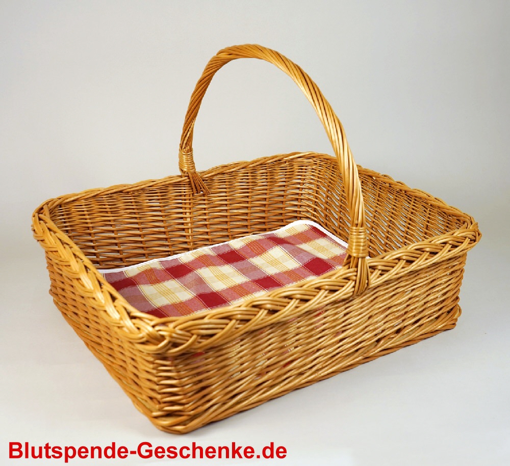 Blutspendegeschenk Picknick-Korb