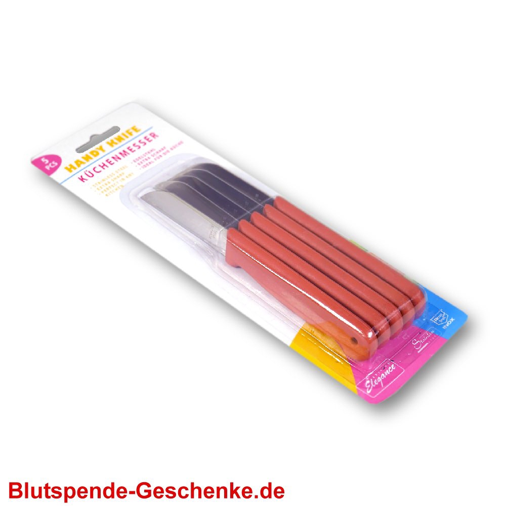 Blutspendegeschenk Set kleine Messer