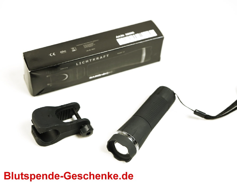 Blutspendegeschenk LED-Lampe mit Halterung