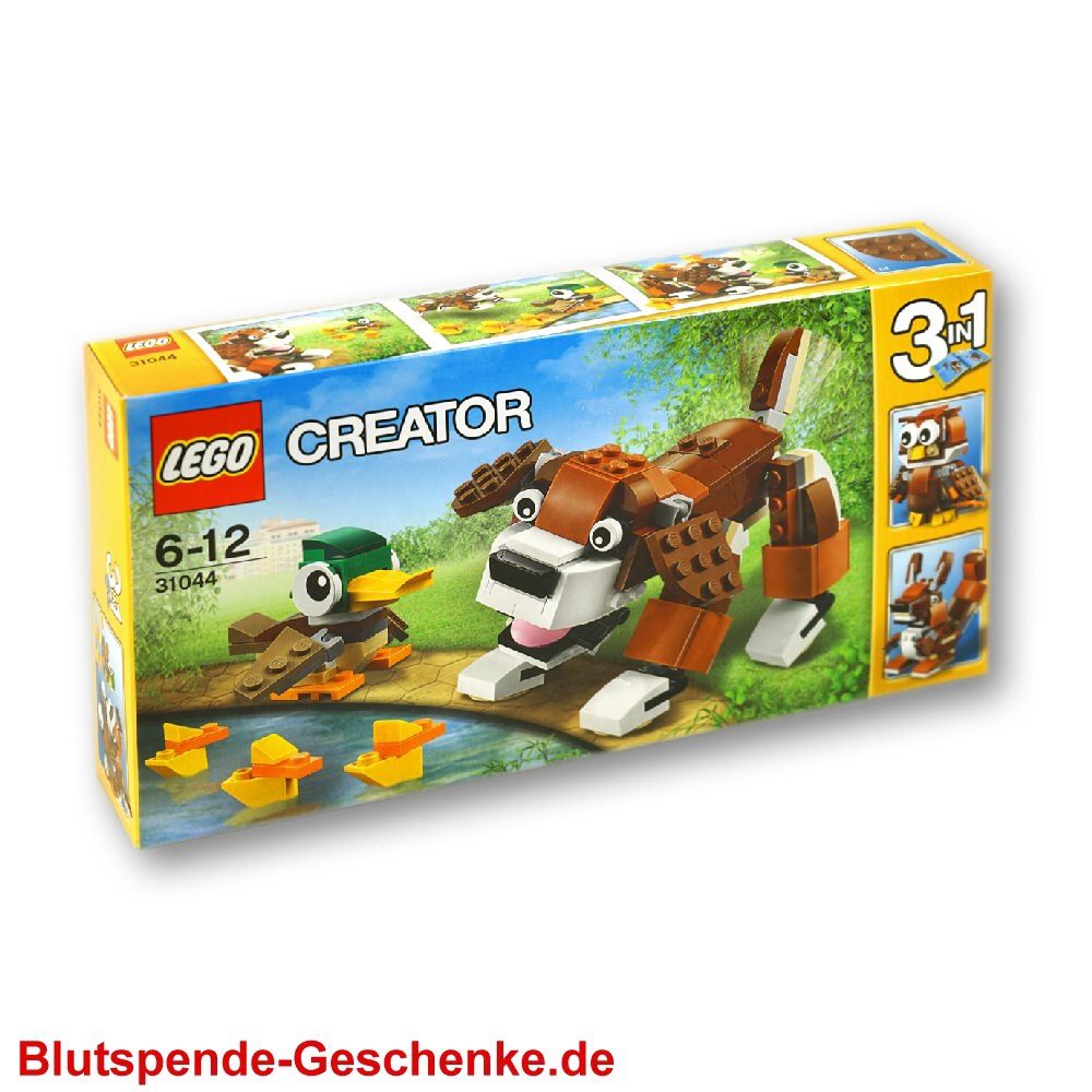Blutspendegeschenk Lego Creator 3in1