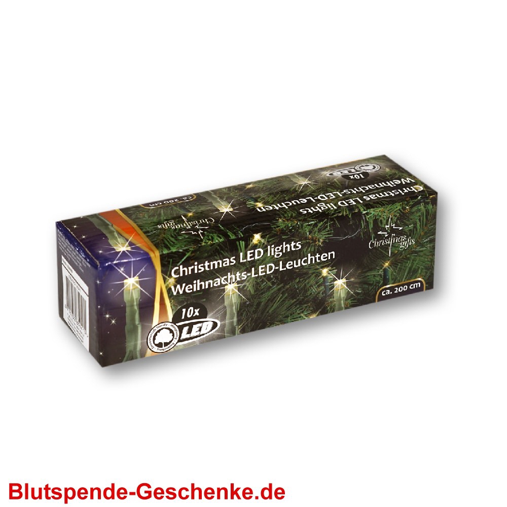 Blutspendegeschenk LED-Lichterkette