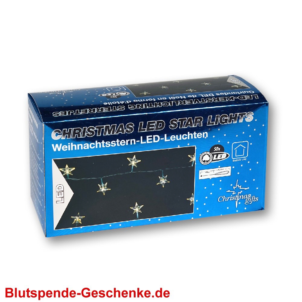 Blutspendegeschenk LED-Lichterkette