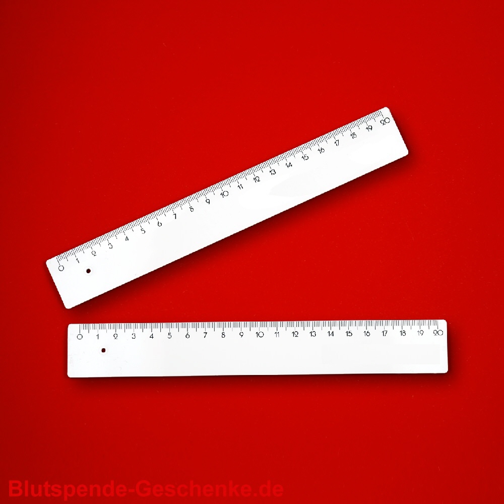 Werbemittel bedruckte Lineale 20 cm