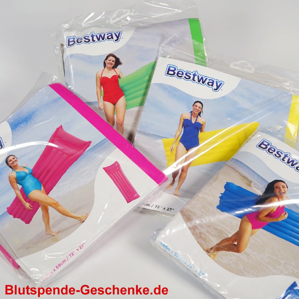 Blutspendegeschenk Luftmatratze