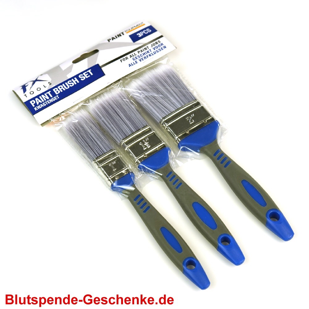 Blutspendegeschenk Malerpinsel-Set