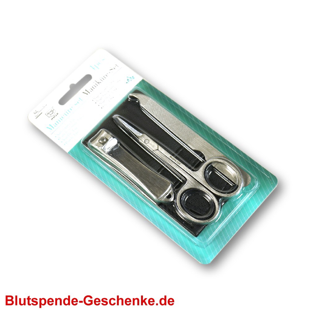Blutspendegeschenk Manik&uuml;rset