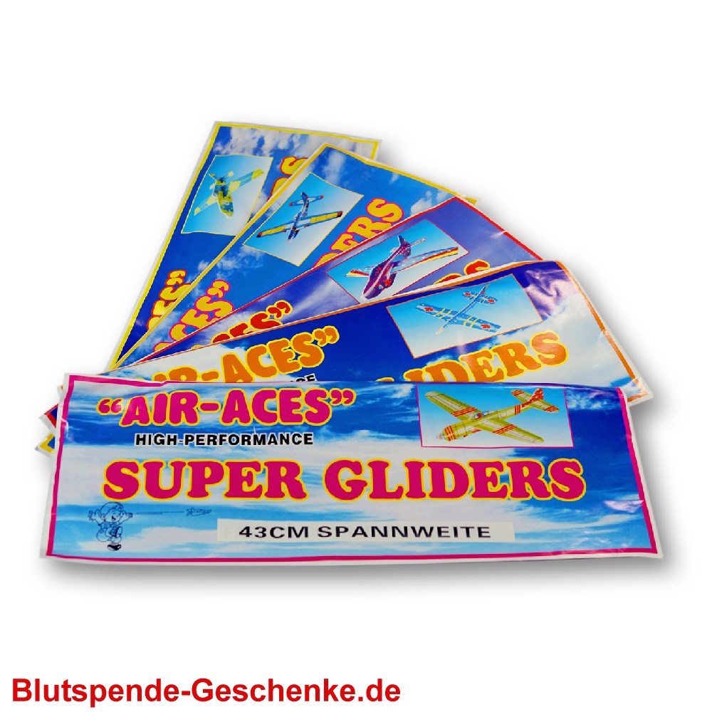 Blutspendegeschenk Styropor-Flieger Mega