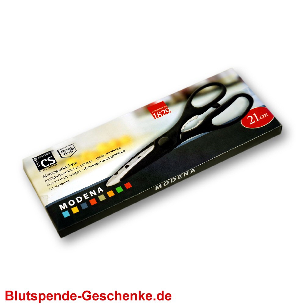 Blutspendegeschenk Mehrzweckschere