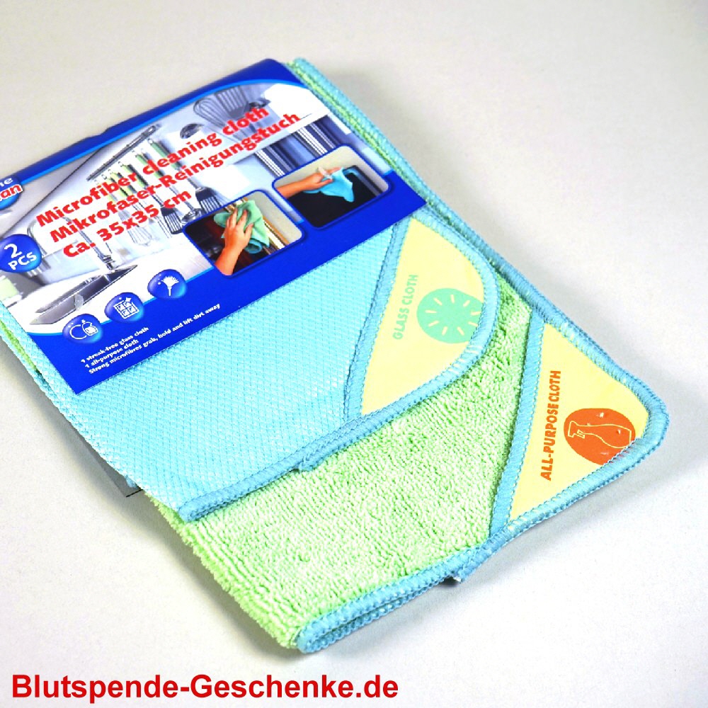 Blutspendegeschenk Tuch aus Microfaser