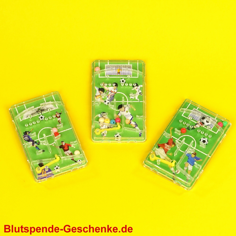 Blutspendegeschenk Flipperspiel Fussball