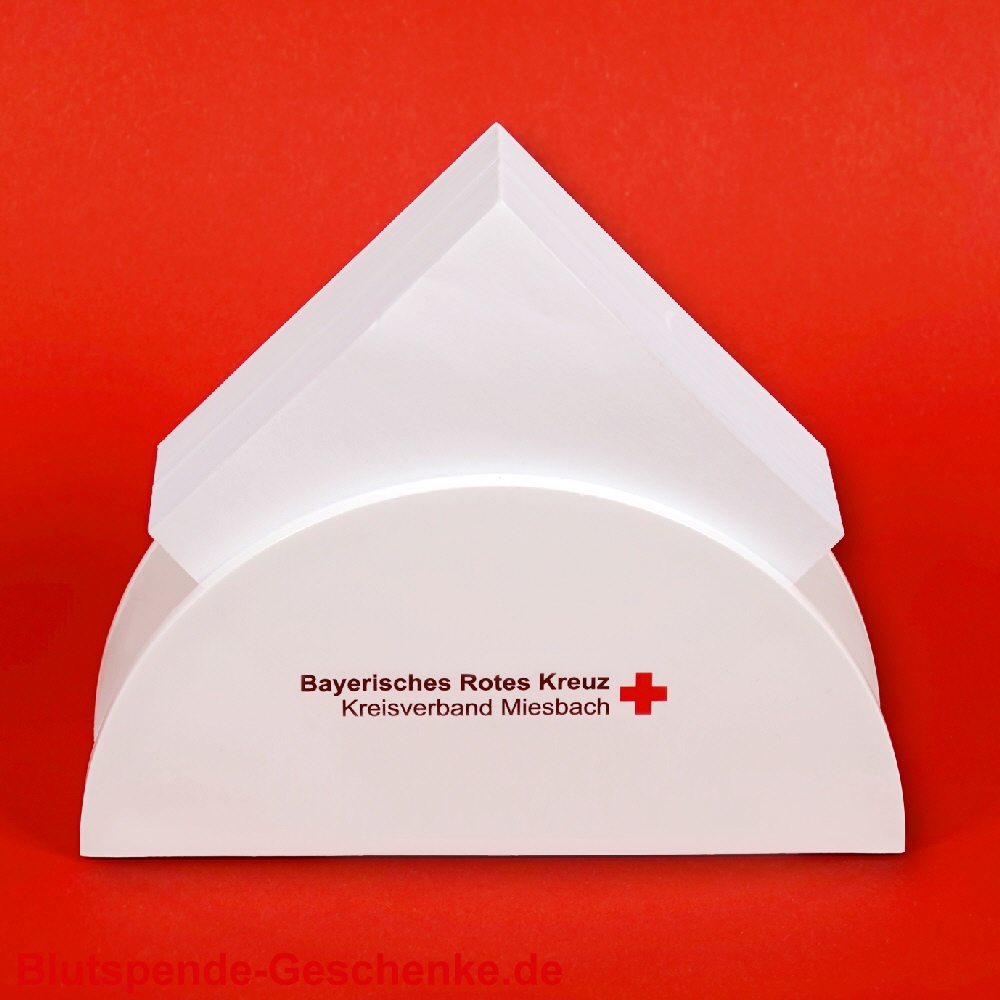 Blutspendegeschenk Notizzettelbox