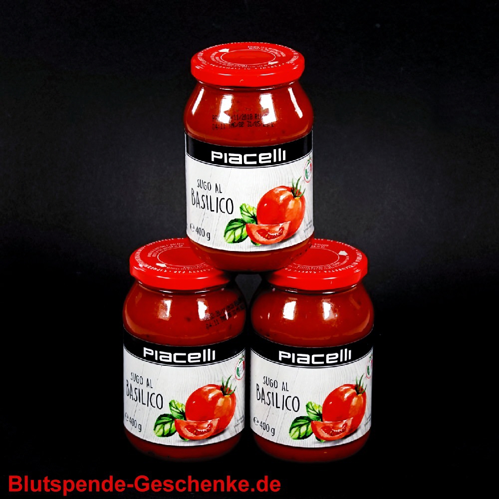 Blutspendegeschenk Tomaten-Nudelso&szlig;e