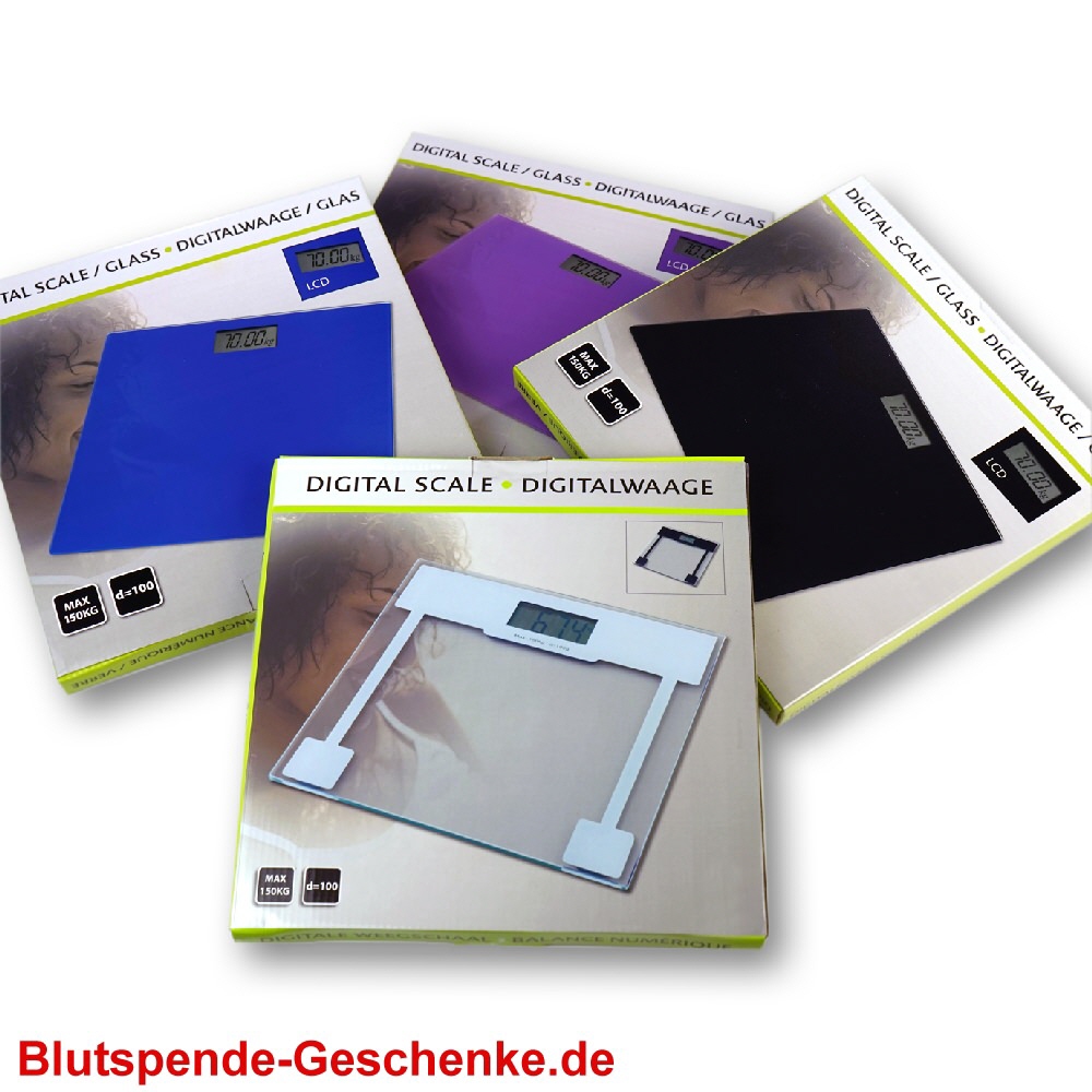 Blutspendegeschenk Personenwaage