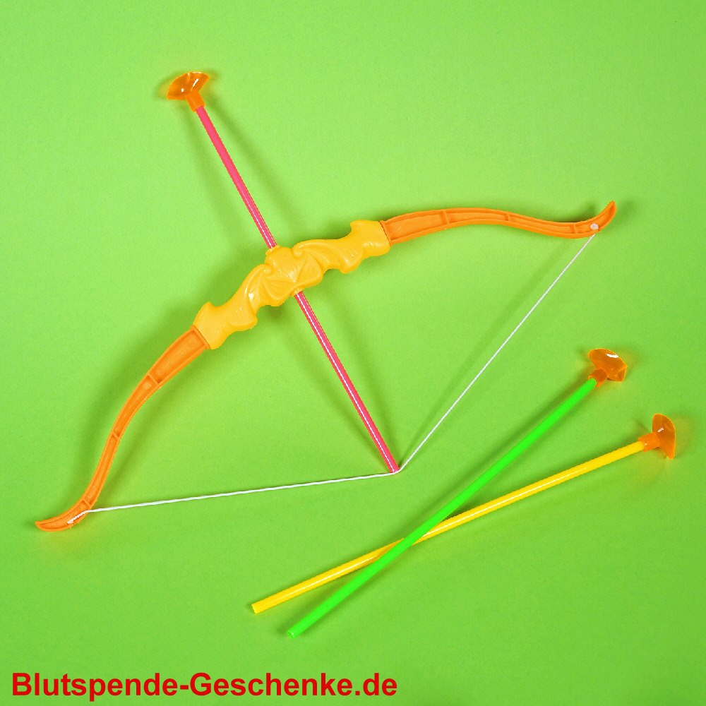 Blutspendegeschenk Pfeil und Bogenset