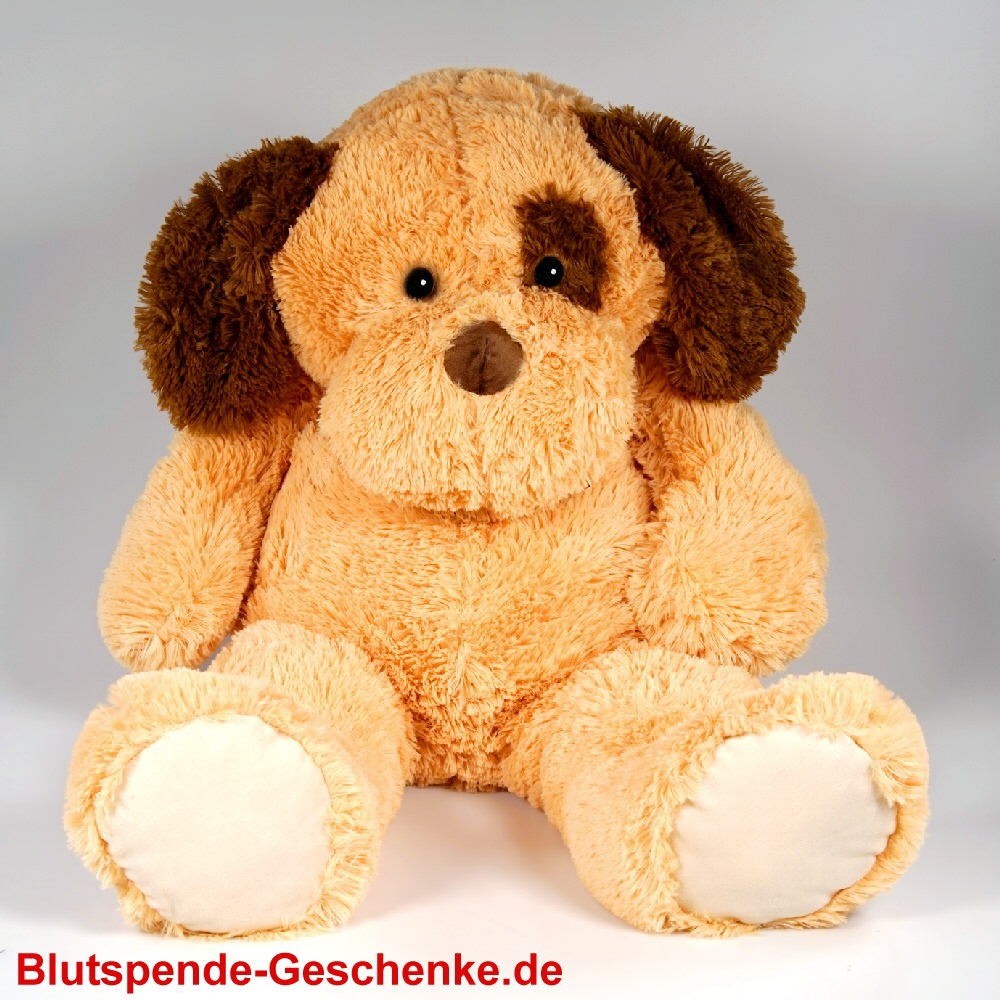 Blutspendegeschenk Mega-Pl&uuml;sch-Hund