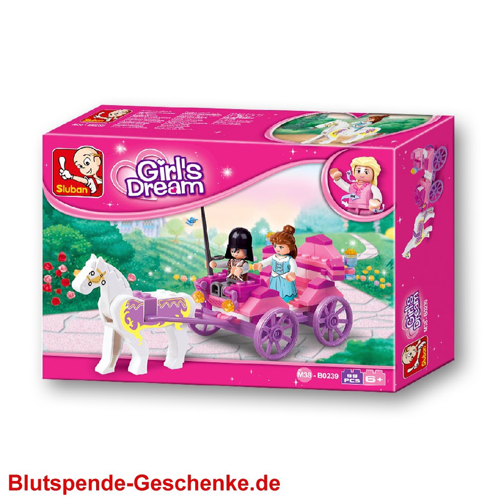Blutspendegeschenk Prinzessinnen-Kutsche