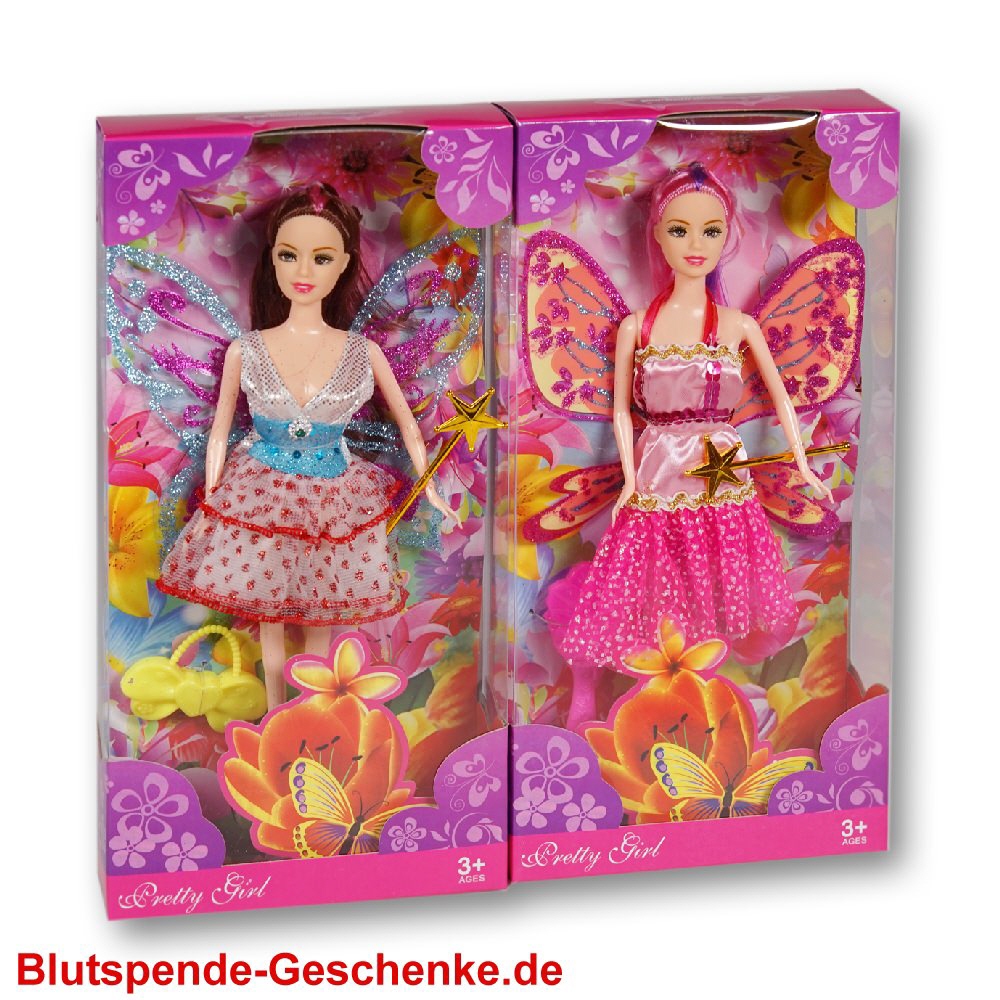 Blutspendegeschenk Elfen-Puppe