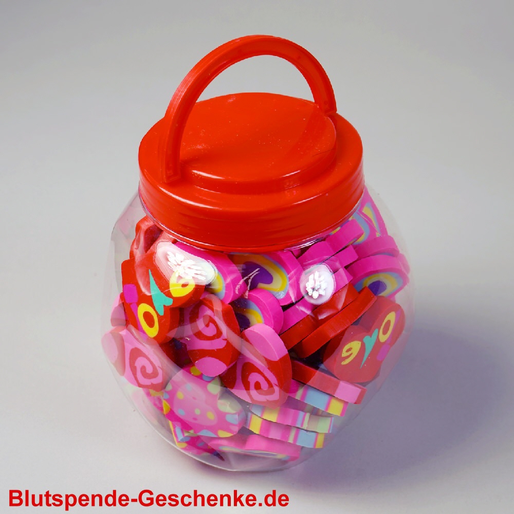 Blutspendegeschenk Radiergummi