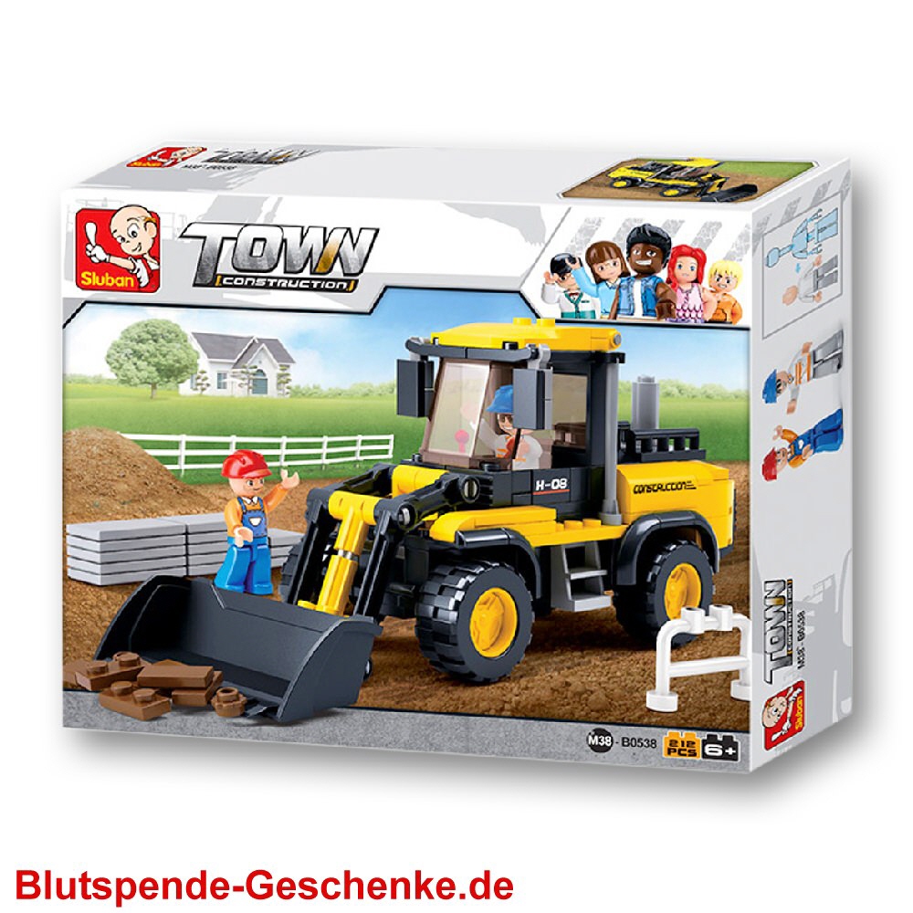 Blutspendegeschenk Radlader