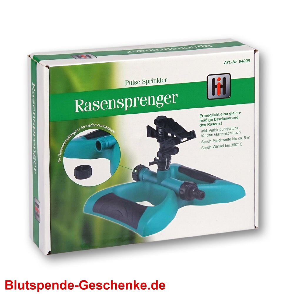 Blutspendegeschenk Rasensprenger-Griff