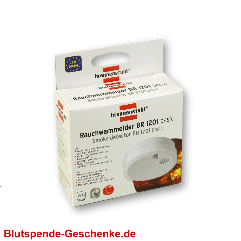 Blutspendegeschenk Rauchmelder
