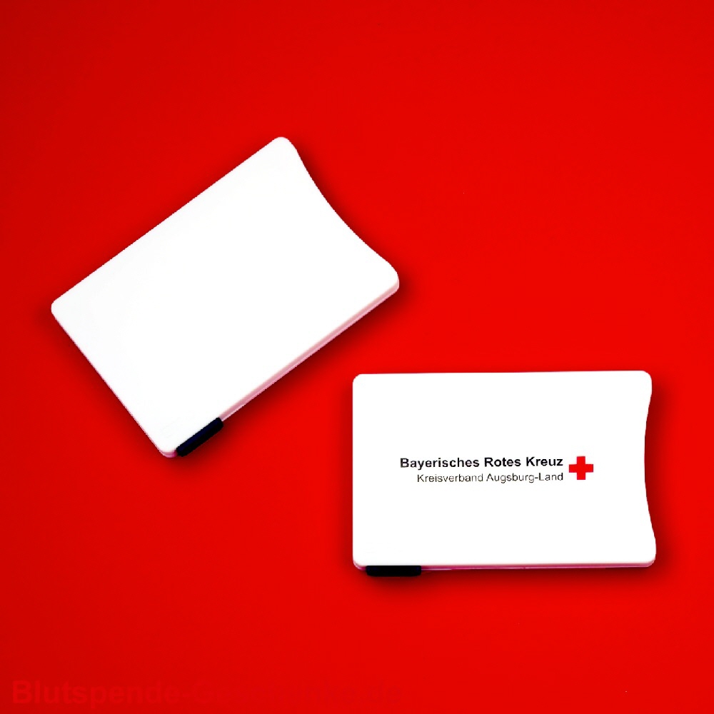 Blutspendegeschenk RFID-Kartentresor