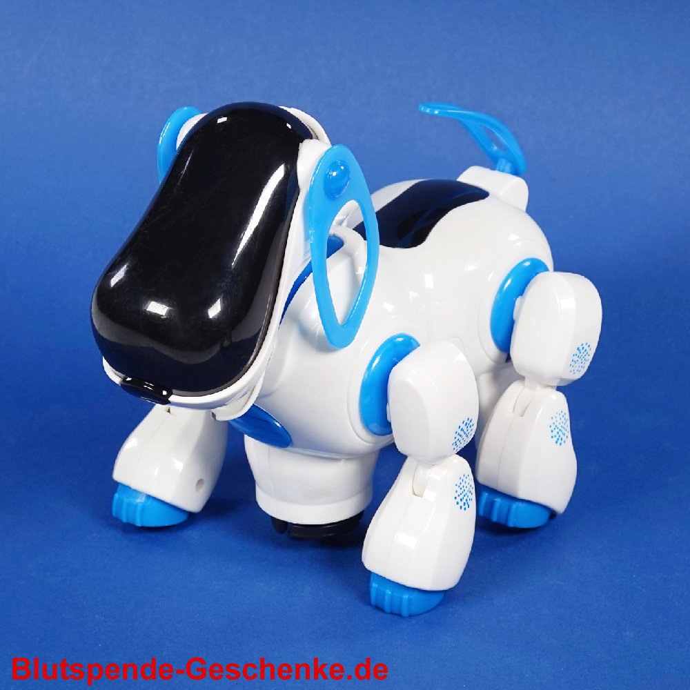 Blutspendegeschenk Roboterhund