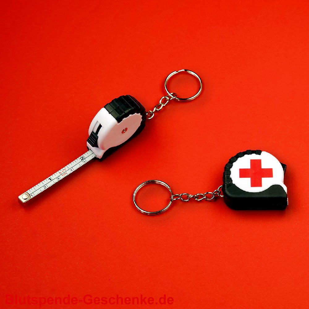 Blutspendegeschenk Rollmassband-Anh&auml;nger