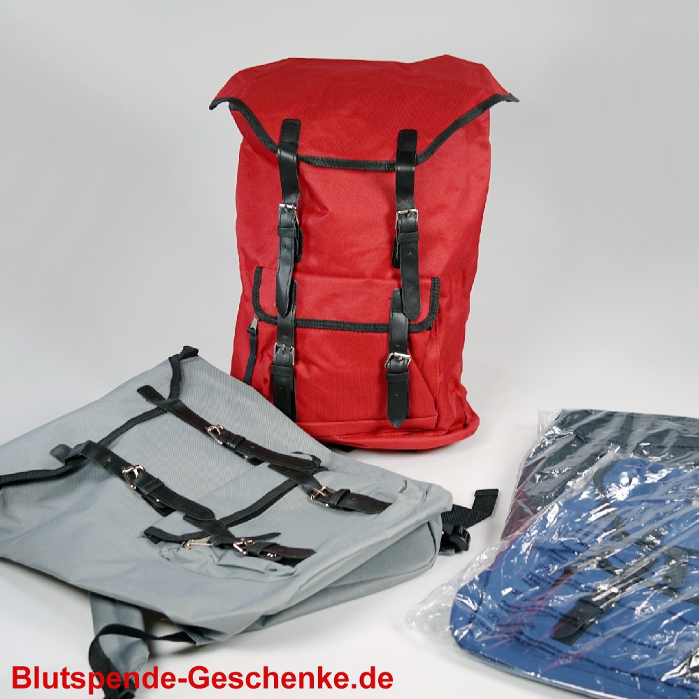 Blutspendegeschenk Rucksack