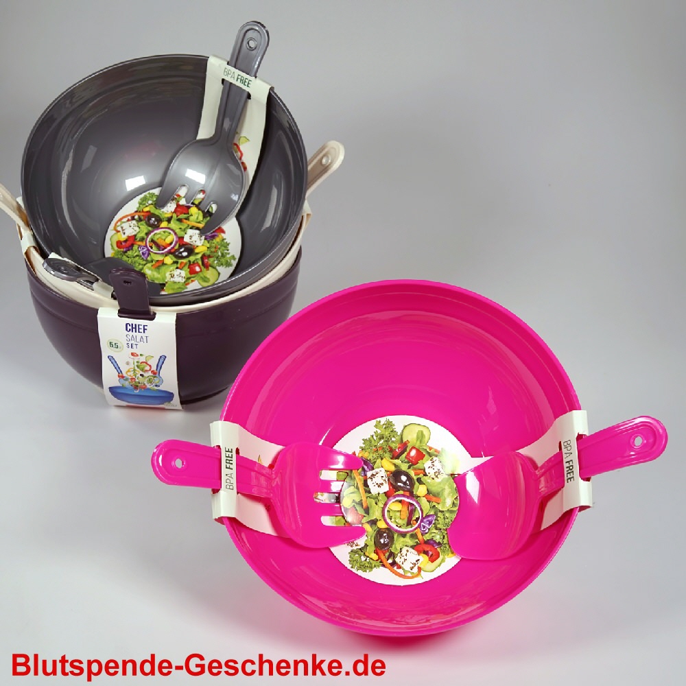 Blutspendegeschenk Salatsch&uuml;ssel-Set