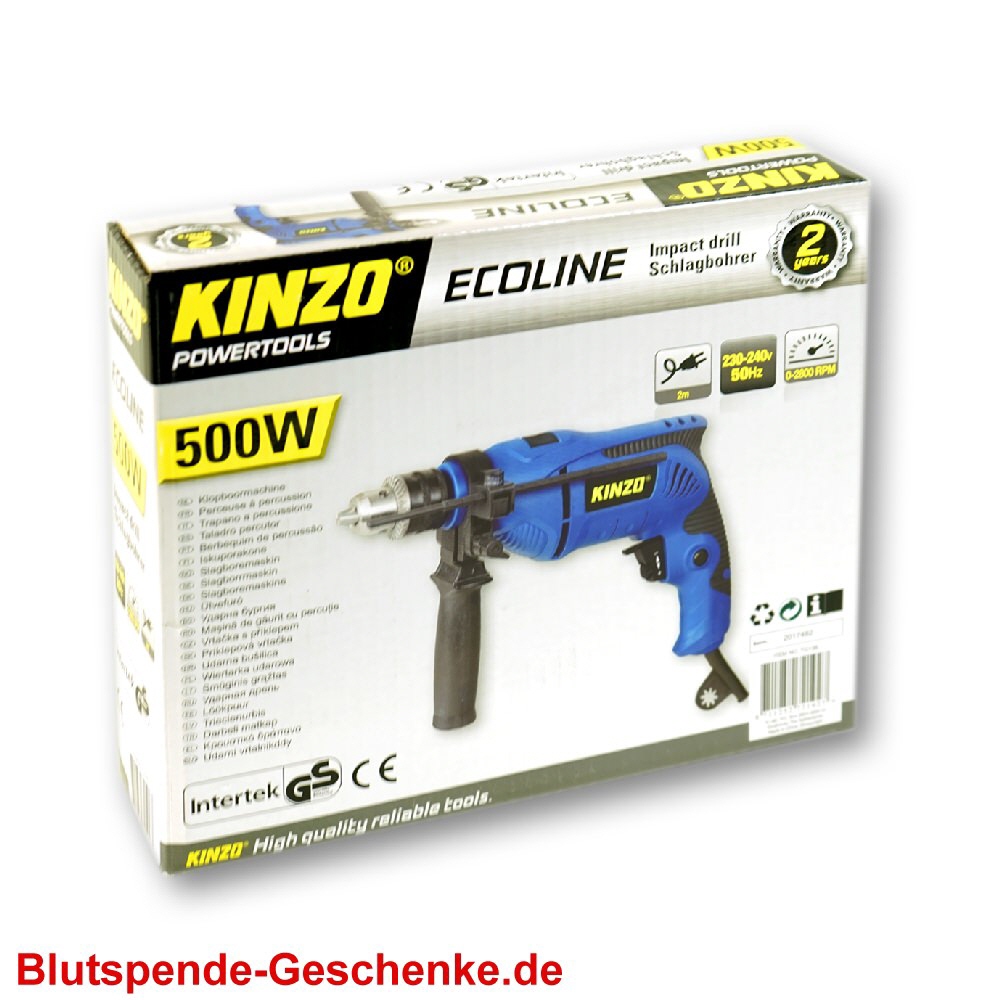Blutspendegeschenk Schlagbohrmaschine