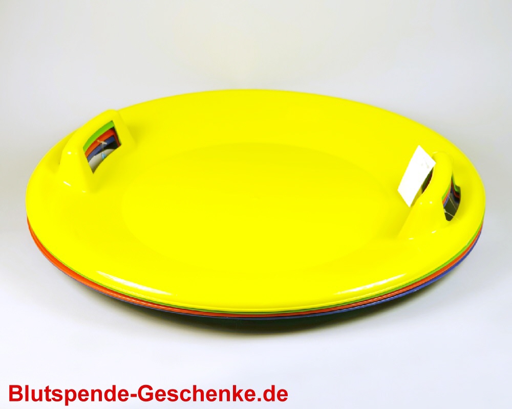 Blutspendegeschenk Schneerutschteller