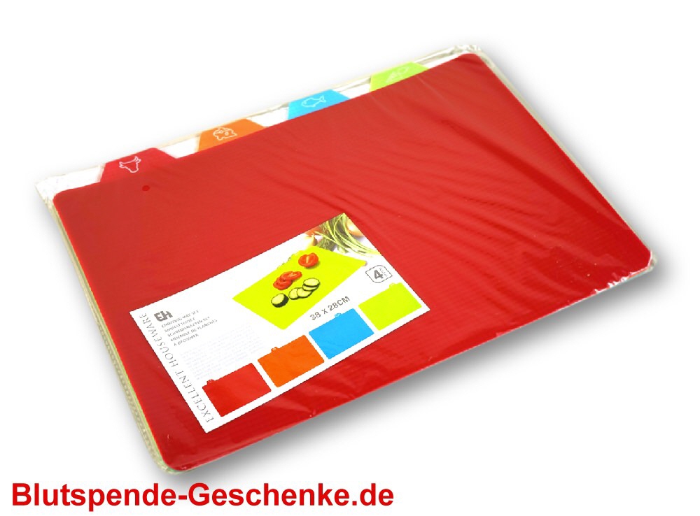 Blutspendegeschenk Schneidmatten sortiert