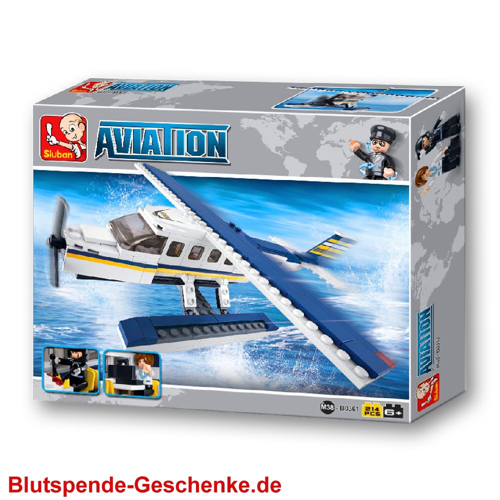 Blutspendegeschenk Flugzeug
