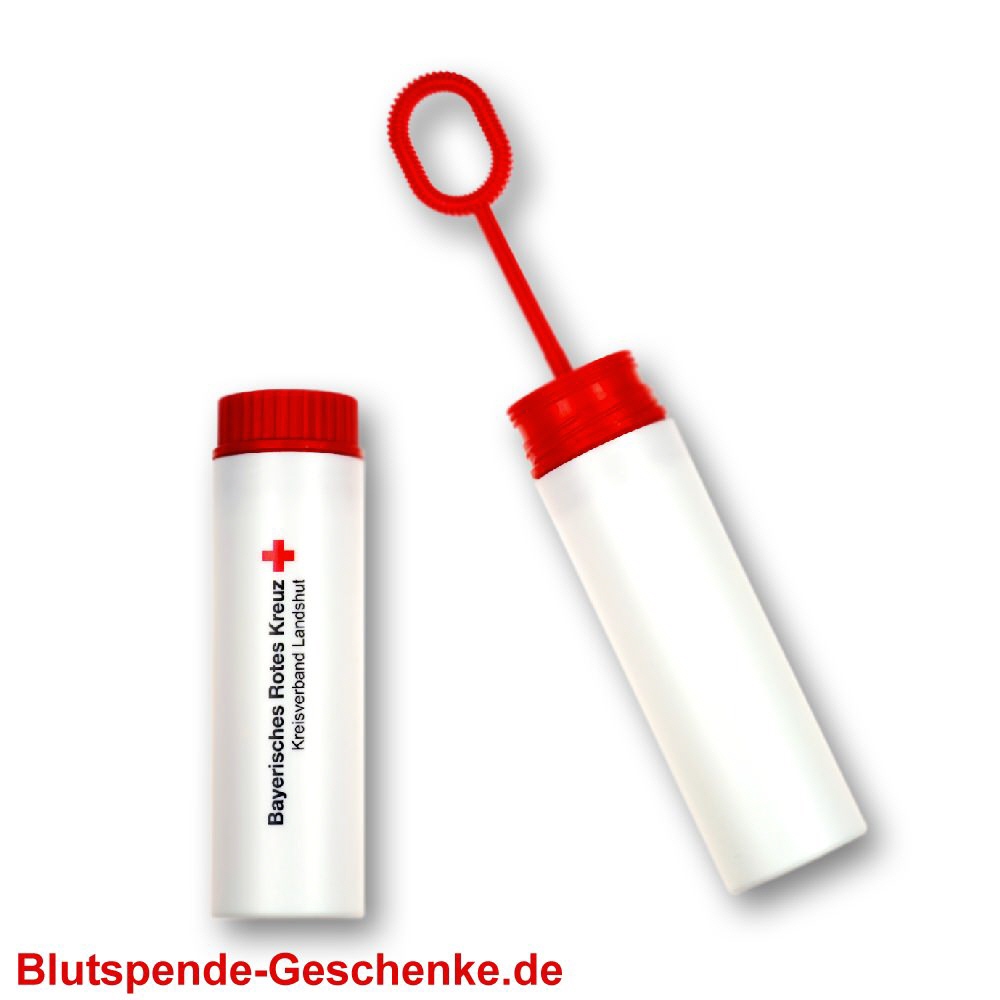 Blutspendegeschenk Seifenblasen