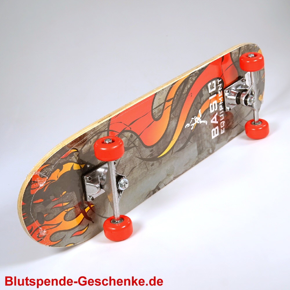 Blutspendegeschenk Skateboard