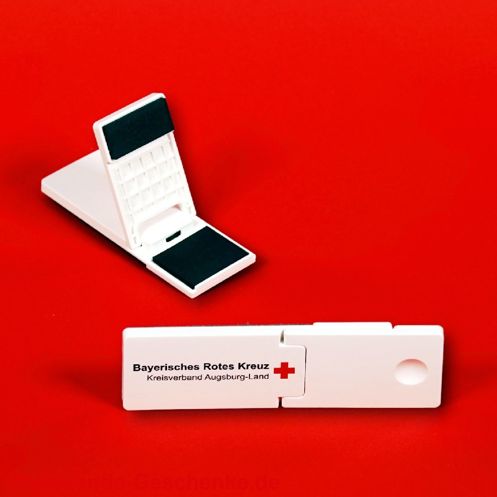 Blutspendegeschenk Smartphone-Aufsteller