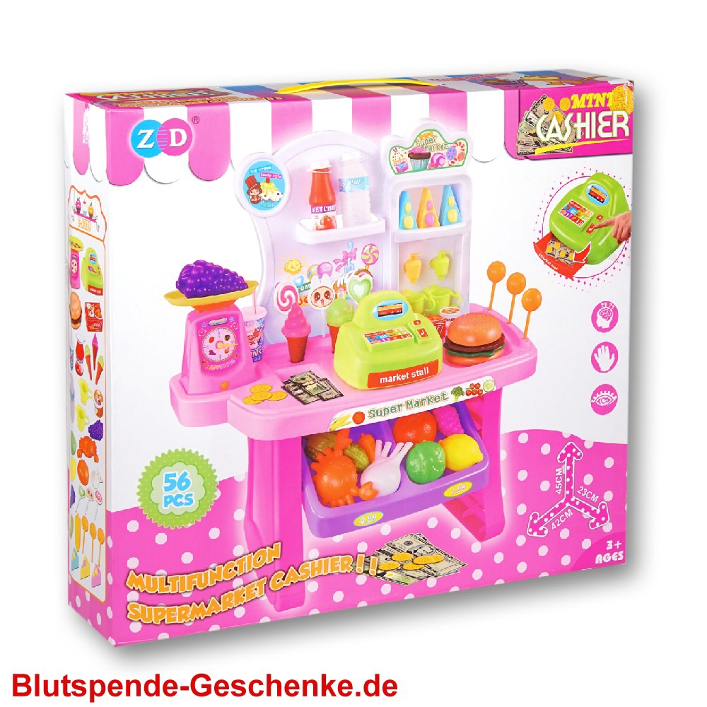 Blutspendegeschenk Spielzeug-Kaufladen