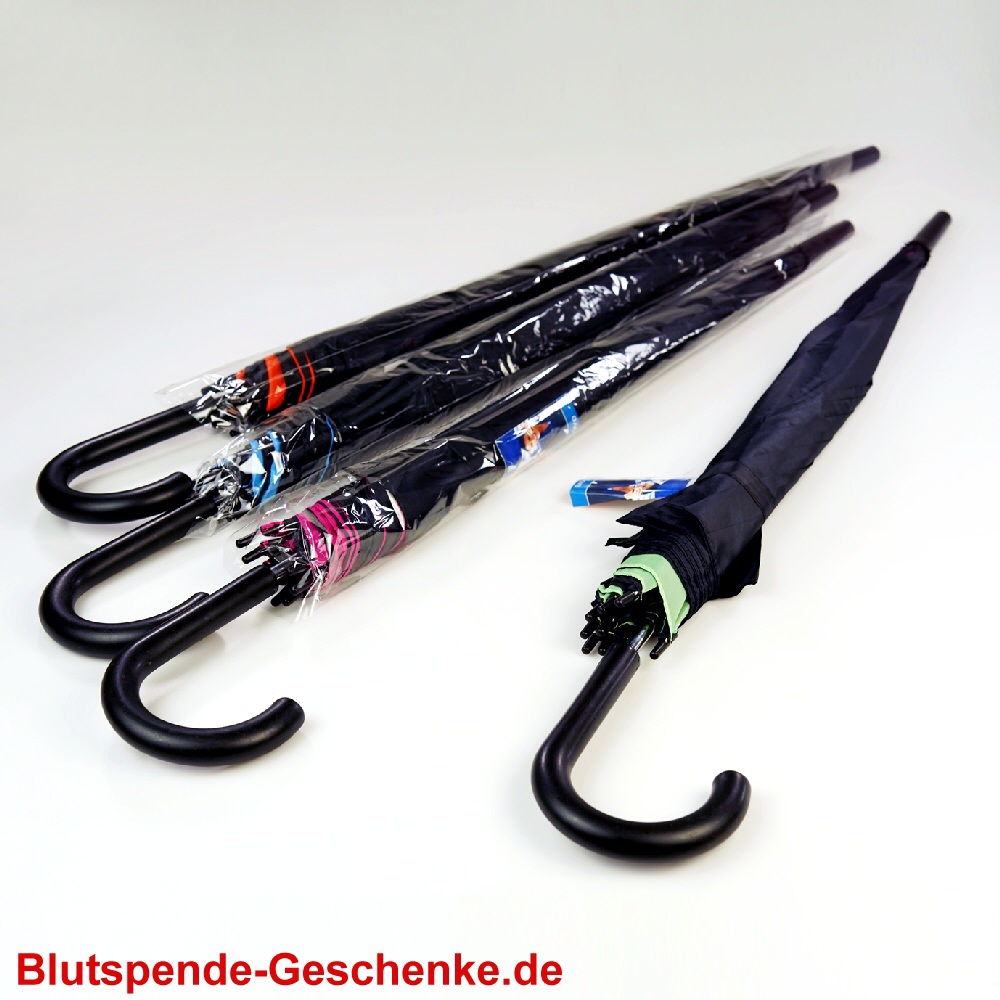 Blutspendegeschenk Stockschirme